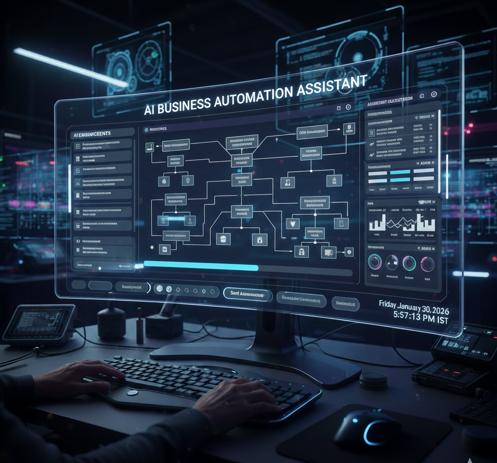 AI Business Automation tools managing tasks, workflows and operations automatically
