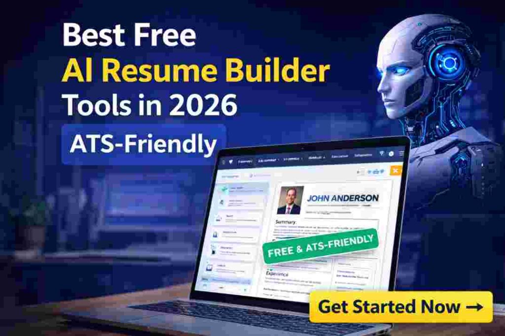 Best free AI resume builder tools 2026 creating ATS-friendly professional resume
