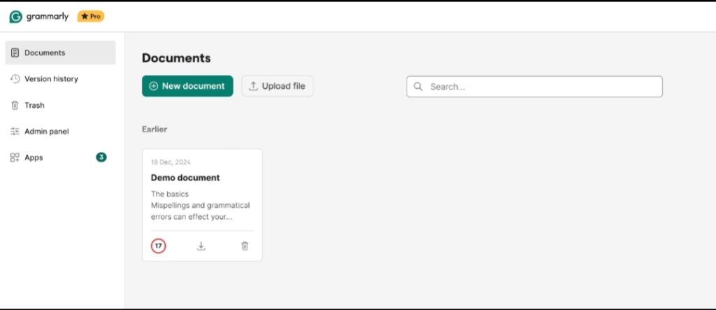 AI grammar checker tools interface 