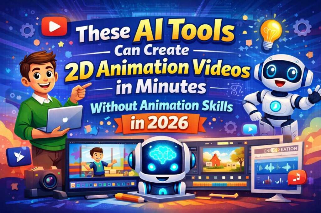 AI tools for creating 2D animation videos.